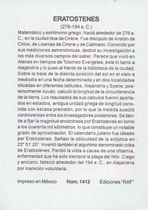Biografia Eratostenes Atras